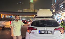 İlhan Kaplan ve beraberindeki 5 kişi, özel araçla Uşak'tan Mekke'ye 5 günde gittiler