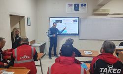 Tire'de arama kurtarma gönüllülerine yabancı dil eğitimi