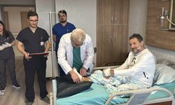Şeker hastasının çürüyen parmağı alınarak ayağı kesilmekten kurtarıldı