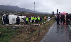 Denizli'de korkutan kaza; 1 ölü, 22 yaralı!