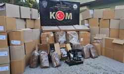 Uşak'ta kaçak tütün ve sigara operasyonu!