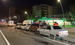 Uşak'ta zincirleme kaza! 4 araç bir birine girdi!