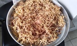 Uşak'ta Ramazan ayında çok tüketilen erişte, 250 ila 500 TL'den satılıyor!