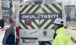 Uşak Emniyetinden Okul Servislerine Denetim