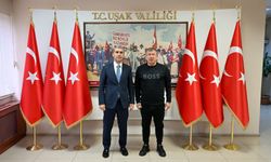 Türk Futbolunun efsanevi ismi Tanju Çolak'tan Vali Aktaş'a ziyaret!