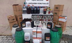 Uşak Ulubey'de sahte rakı, viski ve şarap operasyonu!