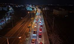 Bayram bitiyor, İzmir ve Ankara arasında Uşak, Kula, Salihli ve Turgutlu'da yoğun trafik