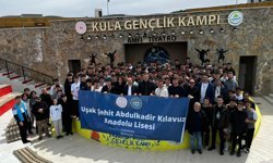 Uşak ŞAKAL öğrencileri Kula'da kampa girdi