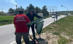 Uşak’taki çöp basketler kaldırıldı! Çöpe gitmediler!