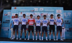 Ege'nin gözde bölgesi Datça Yarımadası'nda 61'inci Cumhurbaşkanlığı Bisiklet Turu başladı