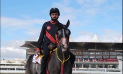 Uşak Son Osmanlı Cirit Takımından Volkan Gelmez ağır yaralandı ve atı hayatını kaybetti!