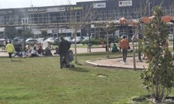 Havaların ısınmaya başlamasıyla Uşaklılar kendini parklara attı