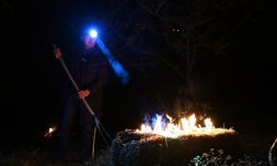 Uşak'ın komşusu Demirci'de zirai don nöbeti!