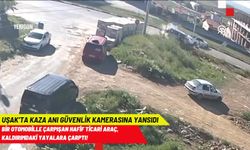 Uşak Yavuz Sultan Selim Caddesi'nde hafif ticari araç, kaldırımdaki 4 yayaya çarptı!