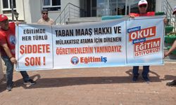 Eğitim-İş Uşak Şubesi: Okullarımızın nasıl bir şiddet laboratuvarına dönüştürüldüğünü haykırmak adına bugün alanlardayız