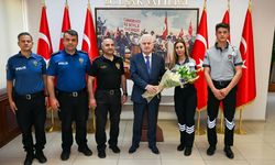 Özel Güvenlik Görevlileri, Uşak Vali Vekili Ali Nazım Balcıoğlu'nu ziyaret etti