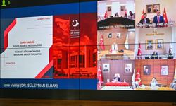 Uşak Valisi Serdar kartal, düzensiz göçle mücadele çalışmaları için hazırlanan video konferans programına katıldı