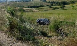 Ortabağ Köyü yakınında tarlaya devrilen araçta 1 kişi hayatını kaybetti