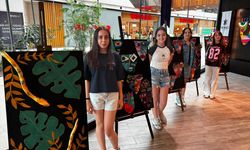 İzmir'de ortaokul öğrencilerinin resimleri büyük ilgi çekti