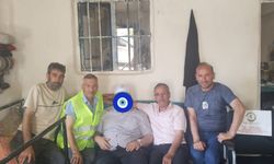 Şaphane’ye bağlı o köyden Uşaklı gence tekerlekli sandalye