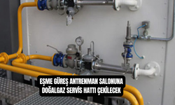 Eşme Güreş Antrenman Salonuna Doğalgaz Servis Hattı Çekilecek