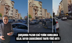Çarşamba pazarının eski yerine gitmesi, Uşak Celal Bayar Caddesi'ndeki yoğunluğu artırdı
