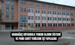 Uşak İl Özel İdaresi, Karaağaç Ortaokulu Yangın Alarm Sistemi ve Pano Sorti Yenileme İşini Yaptıracak