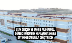 Uşak Gençlik ve Spor İl Müdürlüğü, Öğrenci Yurdu'nun Kapılarını Yangına Dayanıklı Kapılarla Değiştirecek