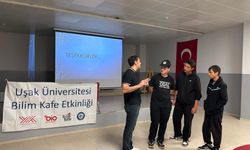 Uşak Üniversitesi akademisyenleri; Bilim Kafe’de lise öğrencileriyle buluştu