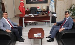 Kütahya Belediyesi Başkanı, SGK İl Müdürünü ziyaret etti