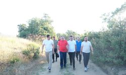 AK Parti Uşak İl Teşkilatı, Dağyenice'de doğa yürüyüşü yaptı