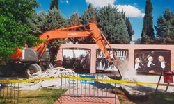 Uşak'ın işlek noktası Atapark'taki tadilat yapılıyor