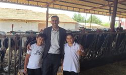 Uşak İl Tarım ve Orman Müdürlüğü; Yavu Köyü'nde büyükbaş hayvancılık işletmelerini ziyaret etti