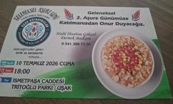 Uşak Kütahyalılar Dayanışma ve Kültür Derneği, Cuma günü Tiritoğlu Parkı’nda Aşure ikramında bulunacak