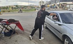 Uşak’ta mevsimin son kirazları tezgahlarda alıcısını bekliyor