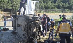 Uşak Banaz Düzlücü'de meydana gelen kazada ağır yaralanan 18 yaşındaki genç kurtarılamadı