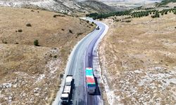 Afyonkarahisar'ın Çay ve Dinar yolu morardı