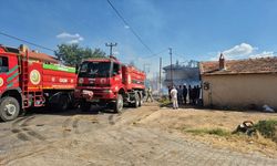 Uşak Banaz Susuz'da meydana gelen ev yangını, itfaiyenin müdahalesiyle söndürüldü