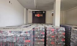 Uşak'ta 16 bin 200 adet bozuk enerji içeceği yakalandı