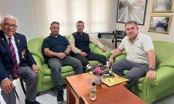 Uşak Kütahyalılar Derneği, Muharip Gazileri Derneği'ni ziyaret etti