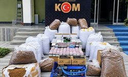 Uşak'ta kaçak sigara operasyonu kapsamında 4 adreste arama yapıldı