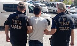 Uşak'ta FETÖ PDY kapsamında cezası olan 1 kişi cezaevine kondu