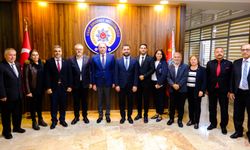 CHP Uşak İl Teşkilatı, İl Emniyet Müdürü ve Jandarma Komutanını ziyaret etti