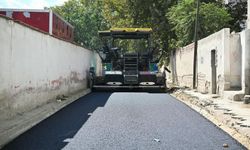 Salihli Şehitler Mahallesi'ndeki Çiçek Caddesi yenileniyor