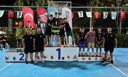 Manisa'da 200 sporcu 3x3 Sokak Basketbolu Turnuvası'nda mücadele etti