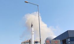 Uşak'ta Festiva AVM'nin bulunduğu bölgedeki işletmede yangın
