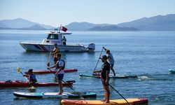 Köyceğiz'in doğal güzellikleri su sporları tutkunlarını ağırladı