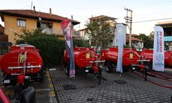 Manisa Belediyesi'nden Kula’ya yangınla mücadele için 4 traktör arkası su tankeri