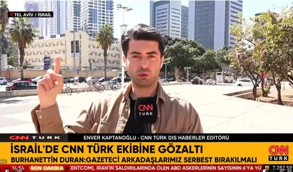 İsrail, CNN Türk'ten Emrah Çakmak ve Halil Karhaman'ın gazetecilik yapmasına izin vermedi!