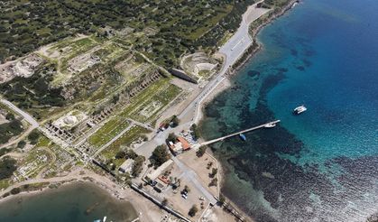 Uşak'tan yaz döneminde yoğun ziyaret edilen Datça Knidos'taki otopark sorunu çözüldü